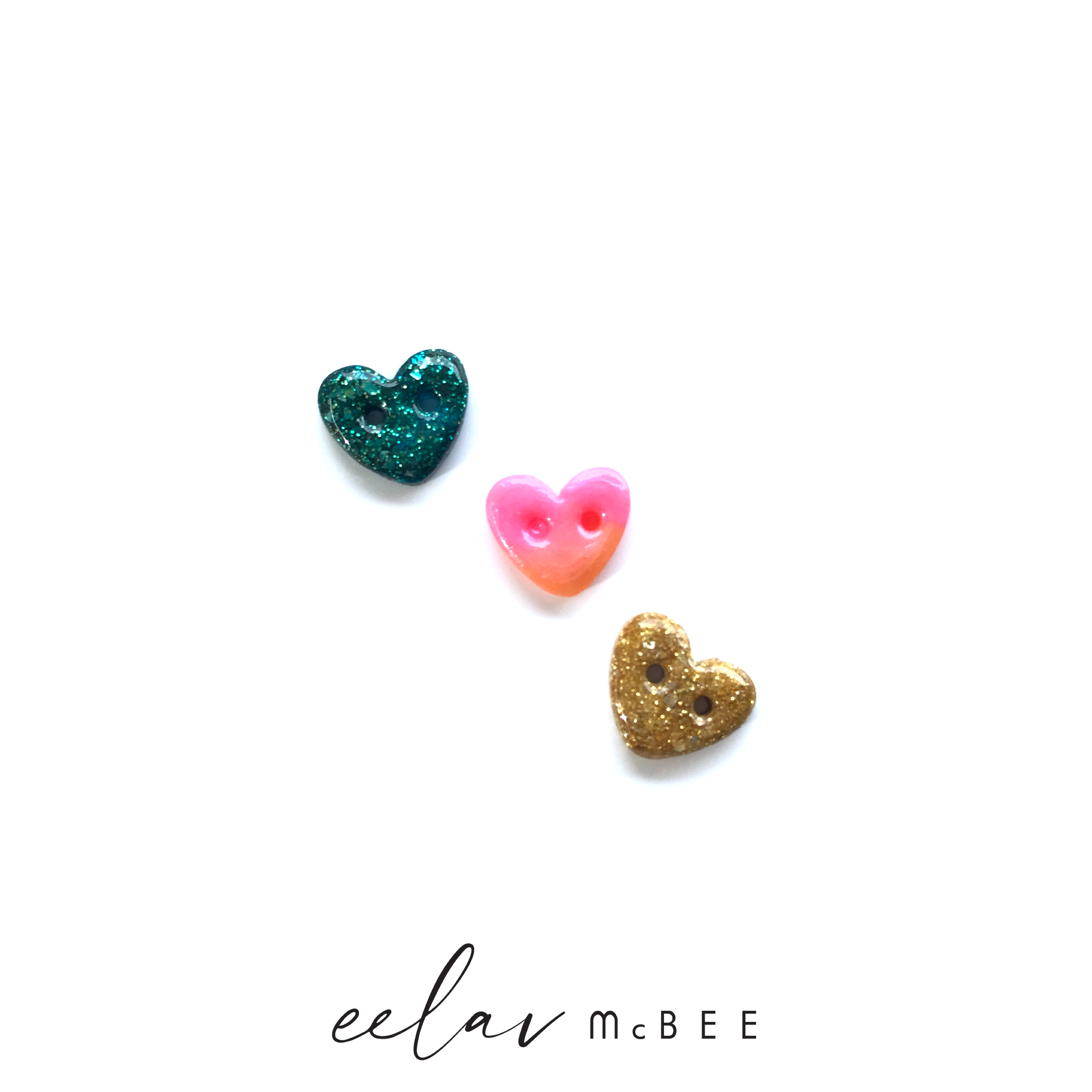 Petite Mismatch LOVE Studs