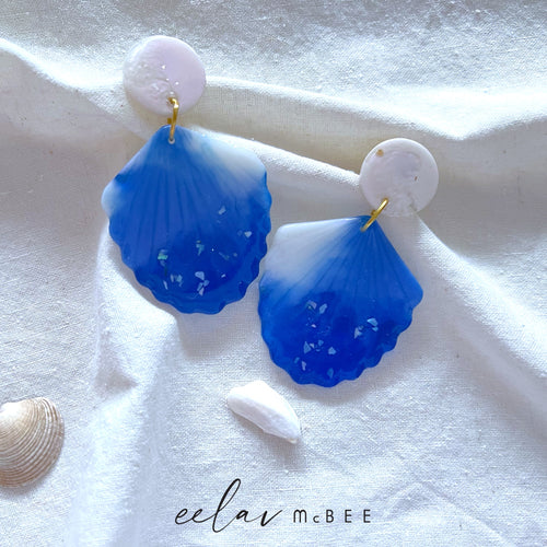 Shell Resin Statement Earrings v3