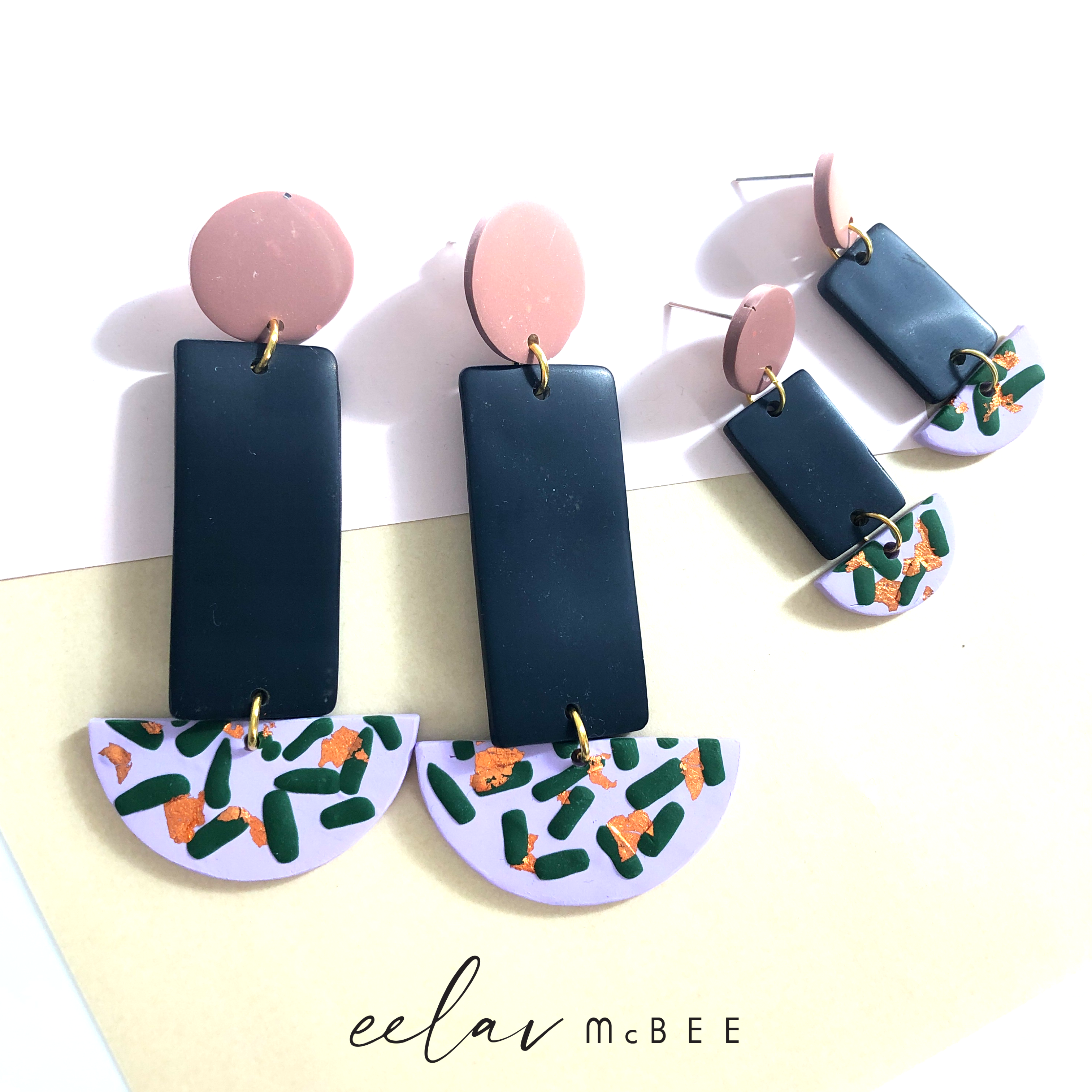 Confettis Glossy Dangle (Gold Jumpring) - v1