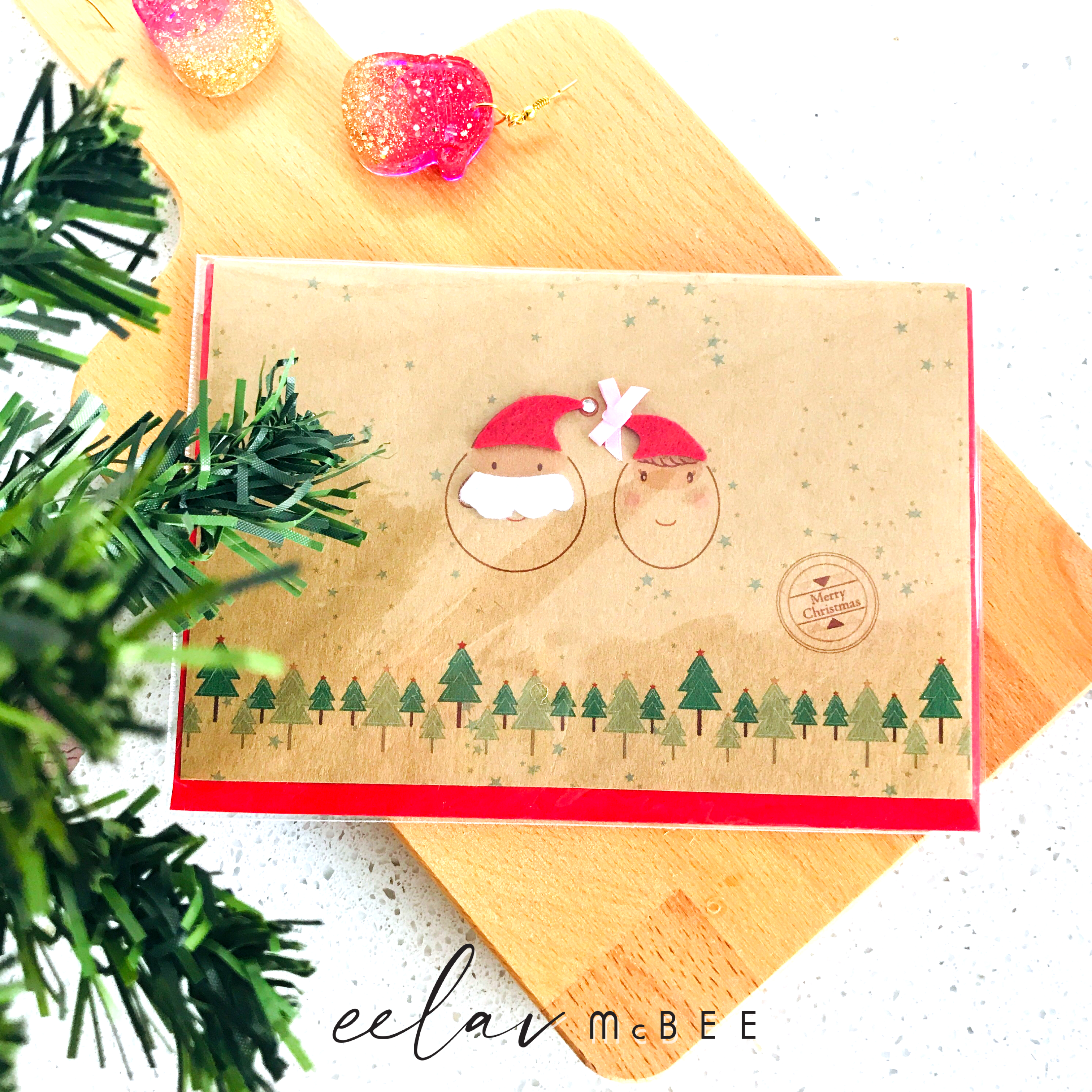Mr & Mrs Santa Christmas Card