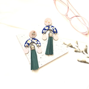 Chiyoko Dangle Tassels - Pink