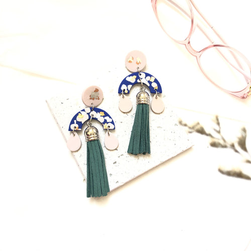 Chiyoko Dangle Tassels - Pink