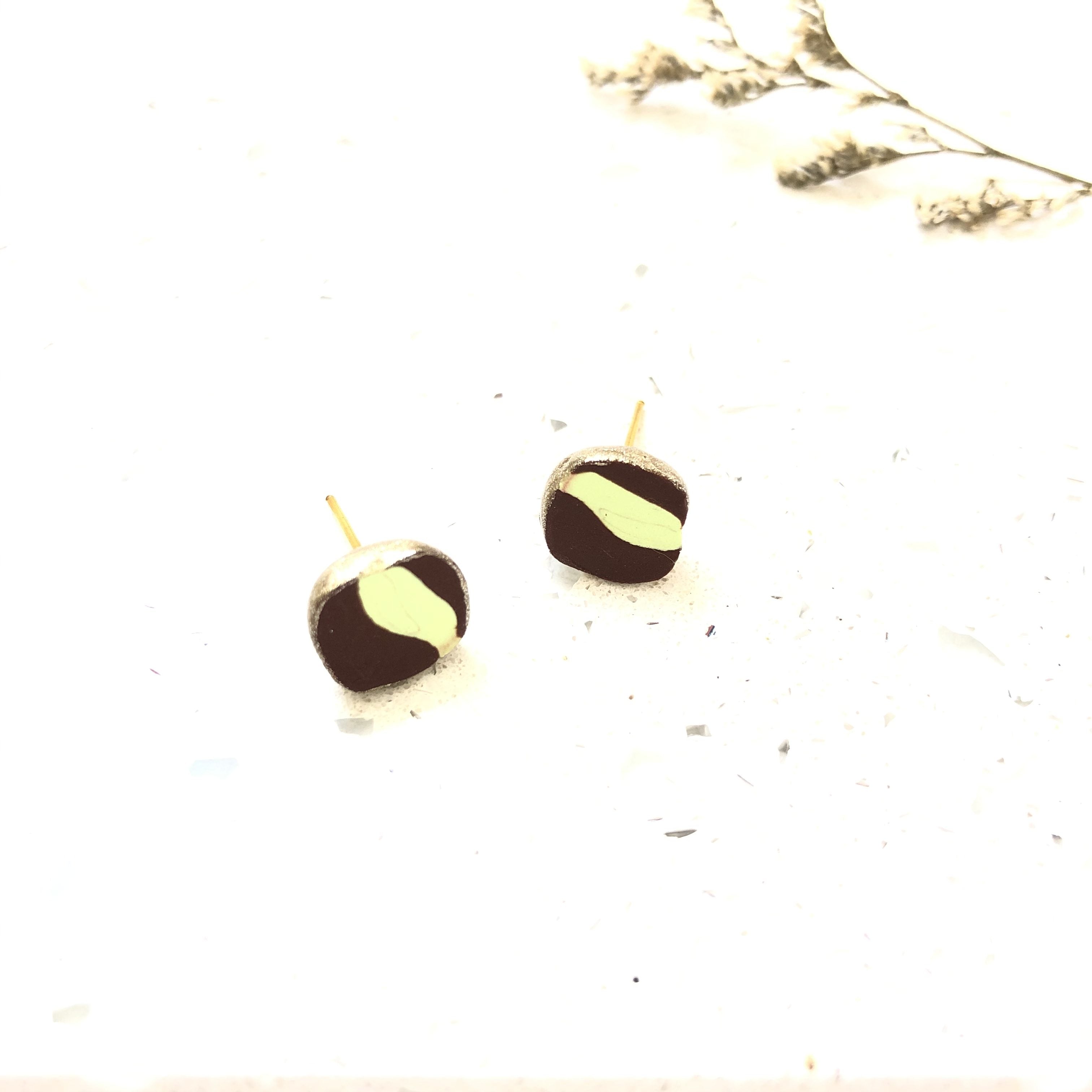 Choc Mint Studs