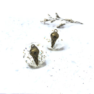 Ice-Cream Charm Resin Stud