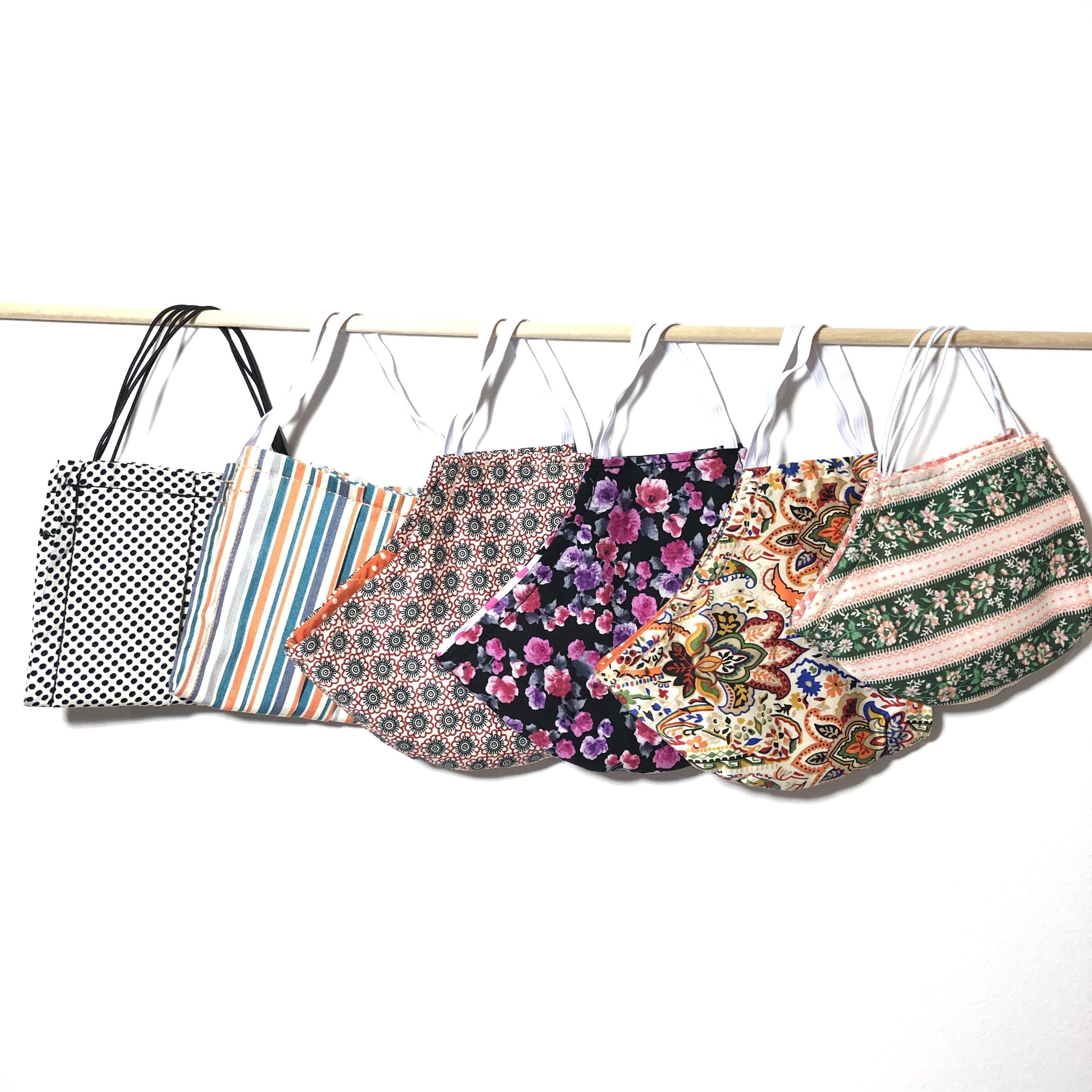 Fitted Face Mask With Matching Pouch