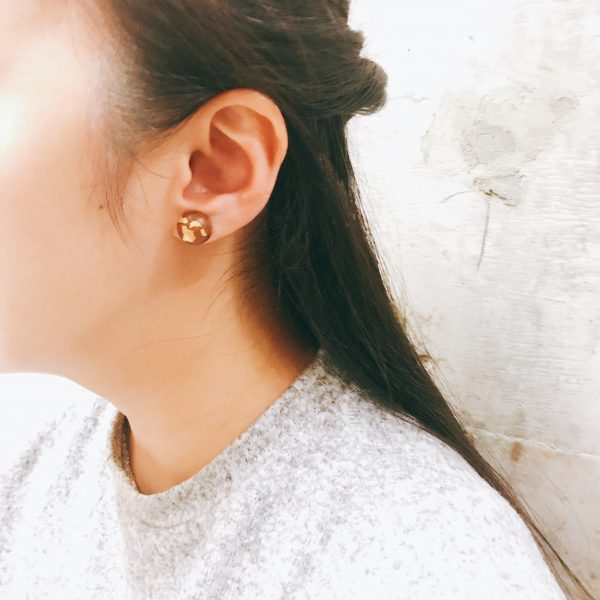 A Bit of Gold Bronze 2 in 1 Statement Layered Tassel Earrings