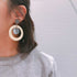 Florence Jaune Pastel Earring (Large Hoop) - v8