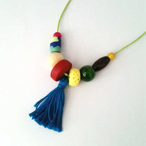 Greenery Necklace With Tassel